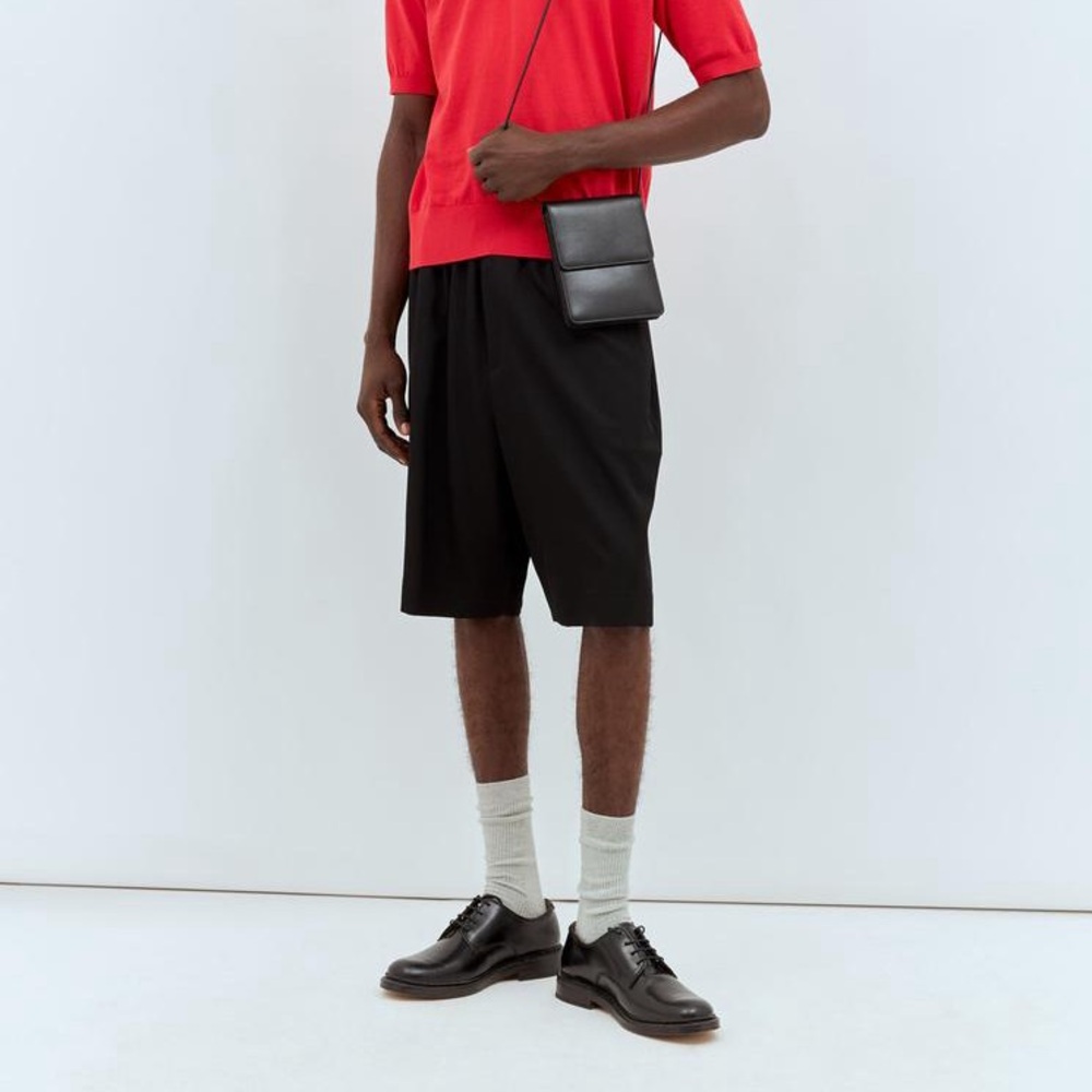The Row Bedimi Wool Twill Shorts